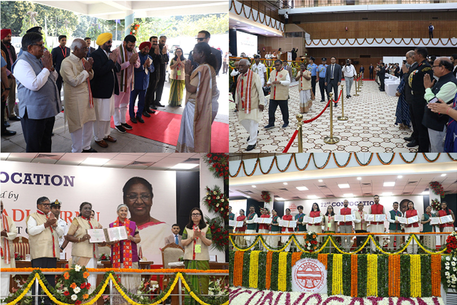 President of India Graces Convocation Ceremony of Panjab University